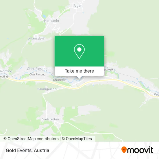 Gold Events map