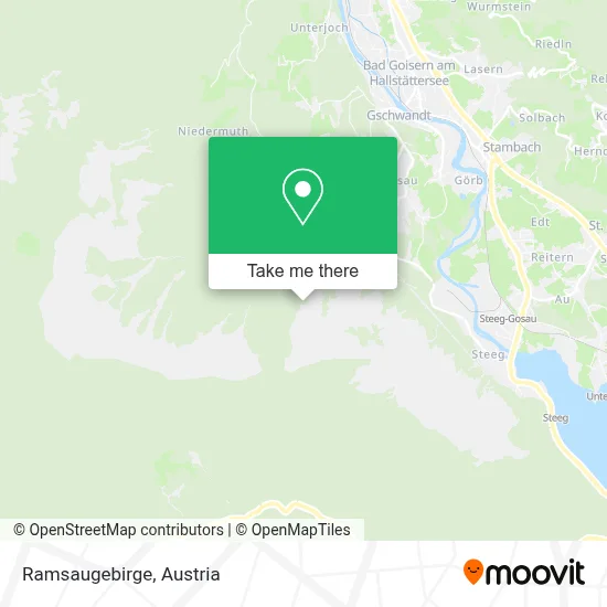 Ramsaugebirge map