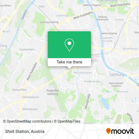 Shell Station map