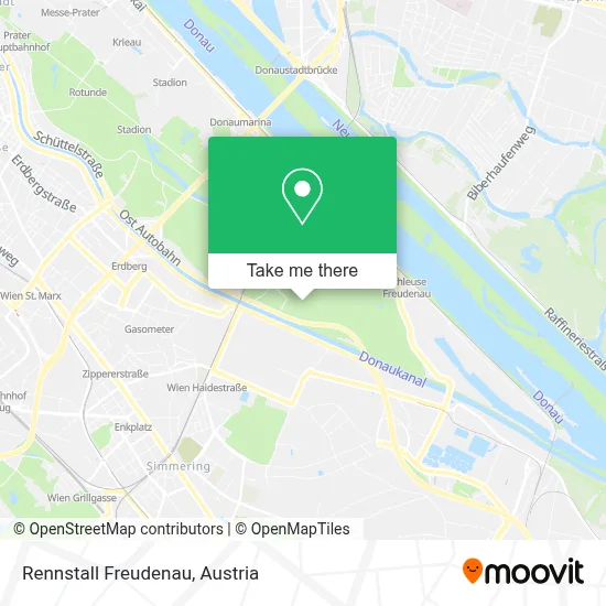 Rennstall Freudenau map