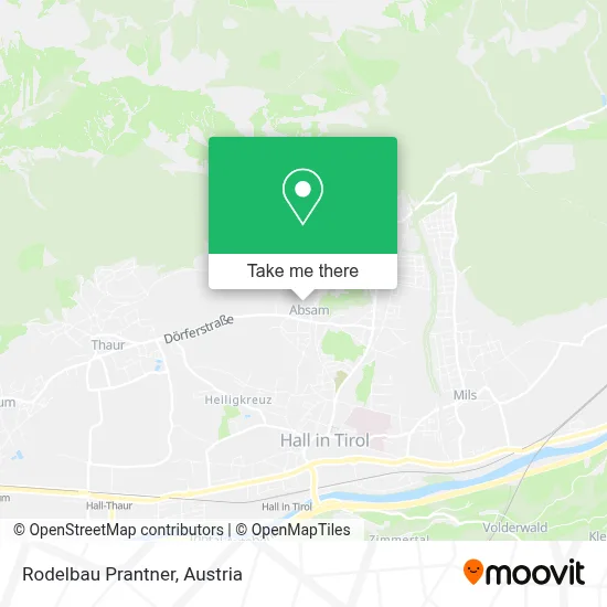 Rodelbau Prantner map