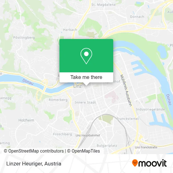 Linzer Heuriger map