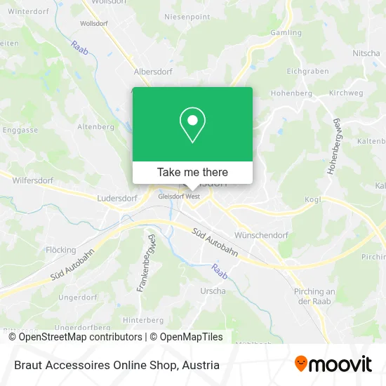Braut Accessoires Online Shop map