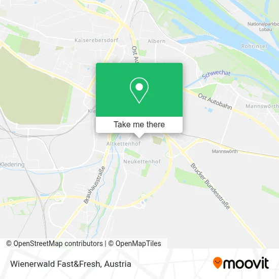 Wienerwald Fast&Fresh map