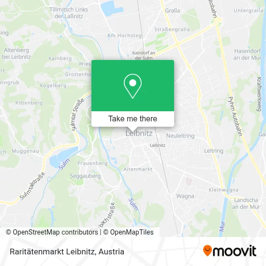 Raritätenmarkt Leibnitz map