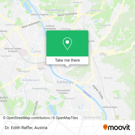 Dr. Edith Raffer map
