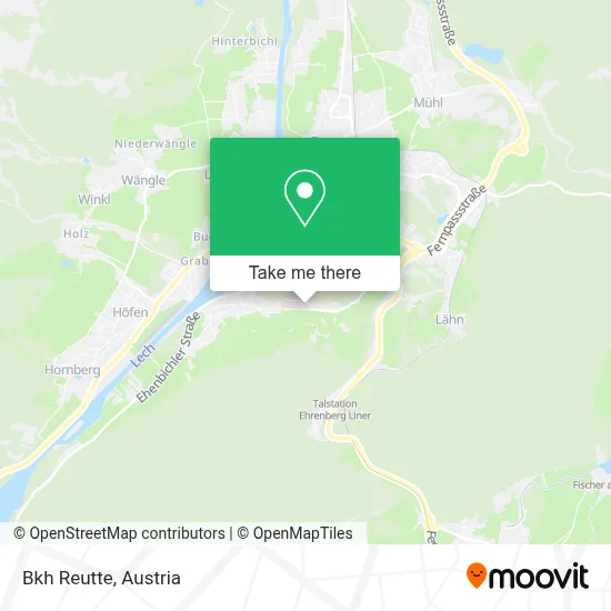 Bkh Reutte map