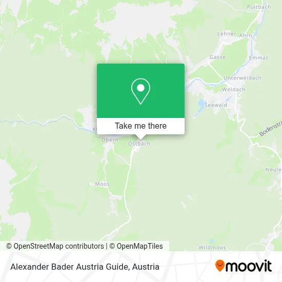 Alexander Bader Austria Guide map
