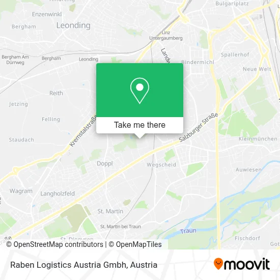 Raben Logistics Austria Gmbh map