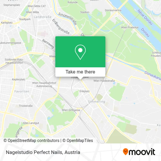 Nagelstudio Perfect Nails map