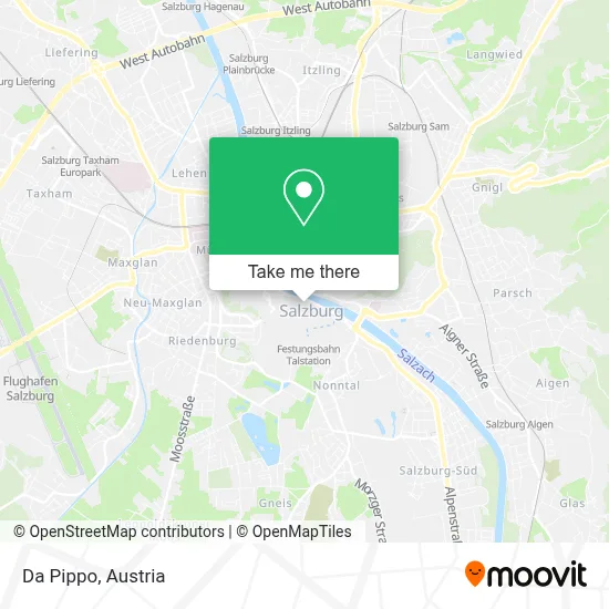 Da Pippo map