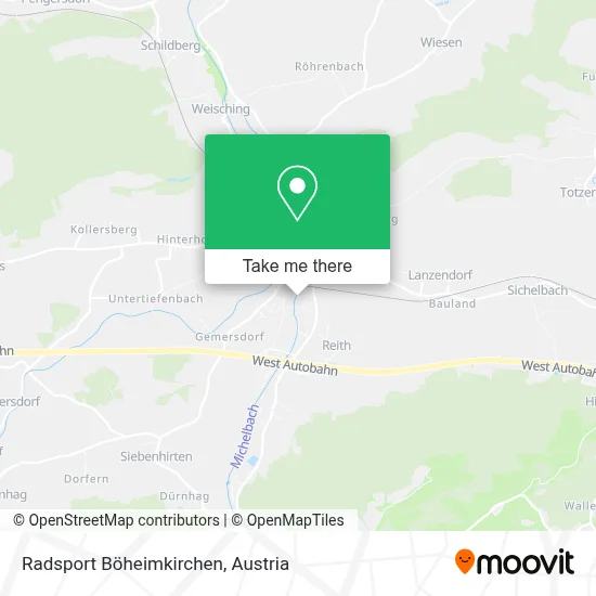 Radsport Böheimkirchen map