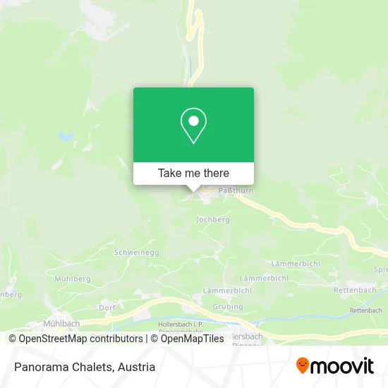 Panorama Chalets map