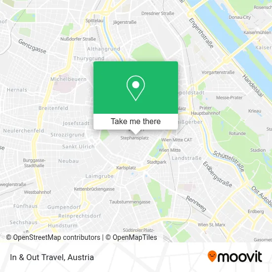 In & Out Travel map