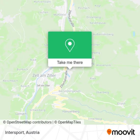 Intersport map