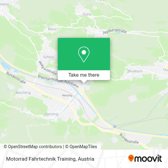 Motorrad Fahrtechnik Training map