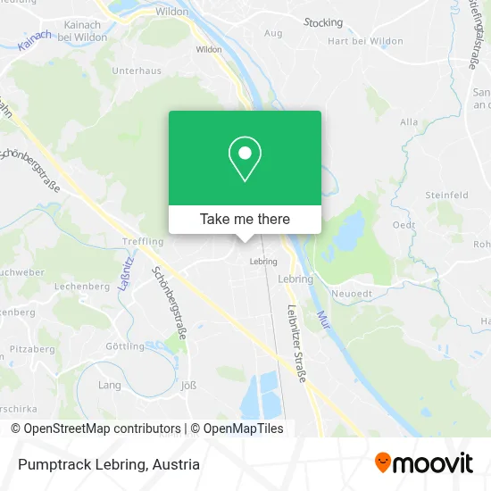 Pumptrack Lebring map