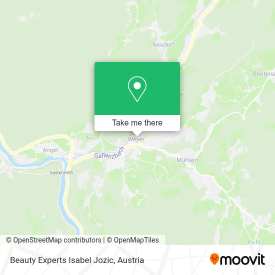 Beauty Experts Isabel Jozic map