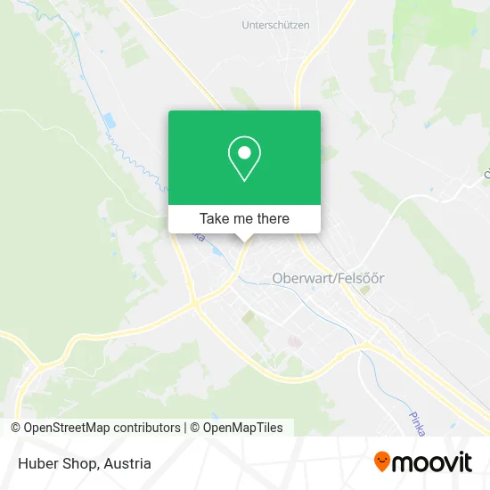 Huber Shop map