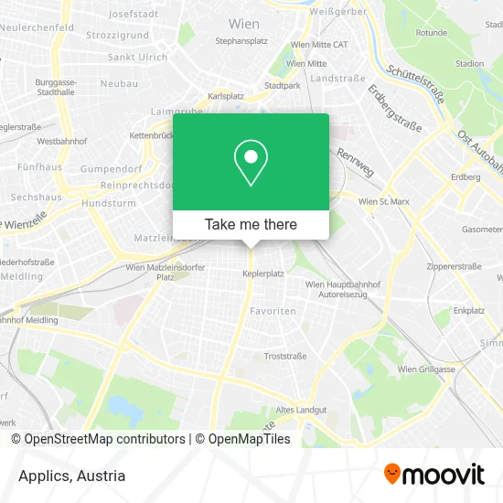 Applics map
