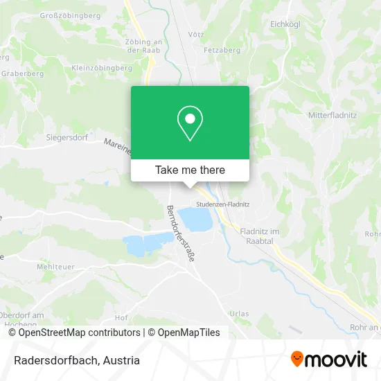 Radersdorfbach map
