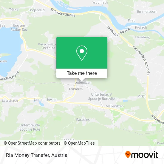 Ria Money Transfer map
