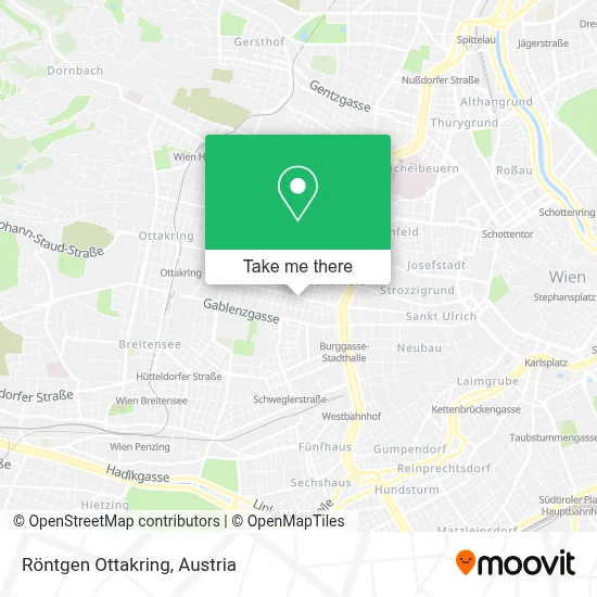 Röntgen Ottakring map