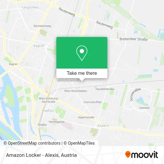 Amazon Locker - Alexis map