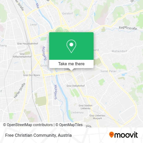 Free Christian Community map