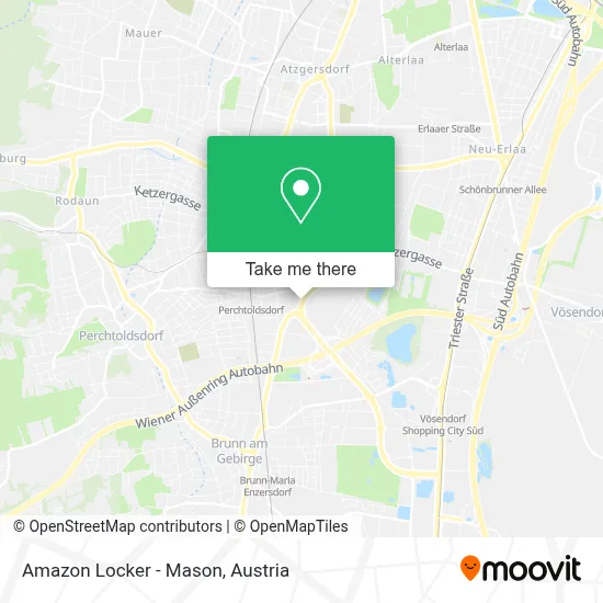Amazon Locker - Mason map