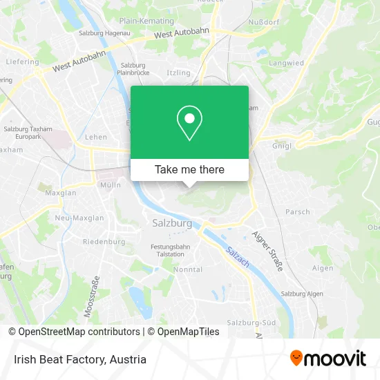 Irish Beat Factory map