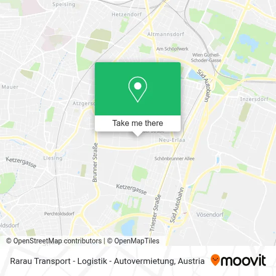 Rarau Transport - Logistik - Autovermietung map
