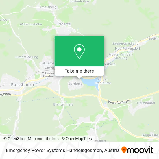 Emergency Power Systems Handelsgesmbh map