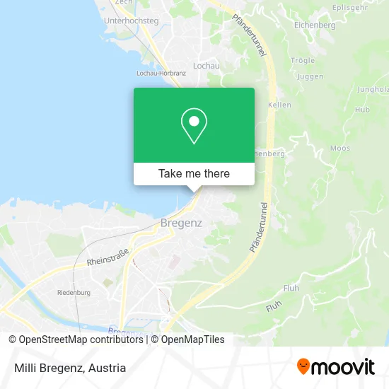 Milli Bregenz map