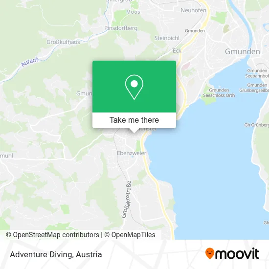 Adventure Diving map