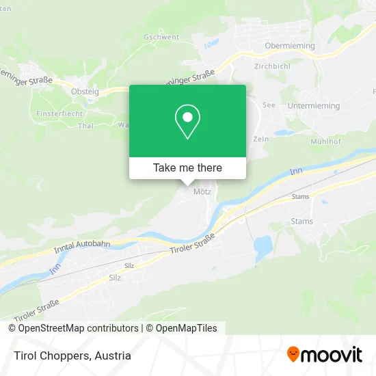 Tirol Choppers map