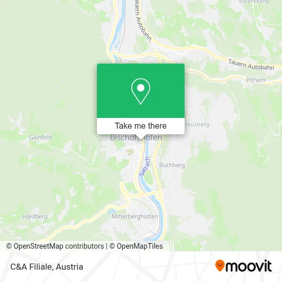 C&A Filiale map