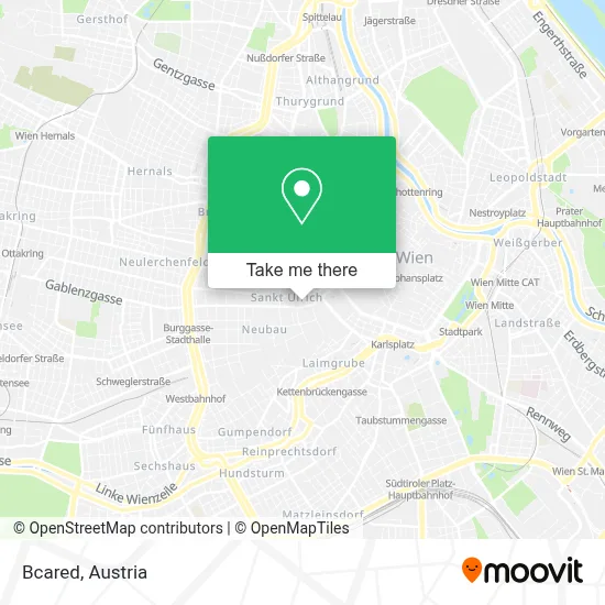 Bcared map