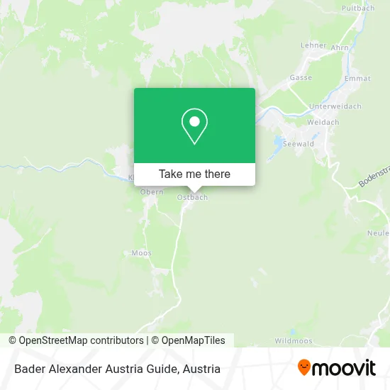 Bader Alexander Austria Guide map