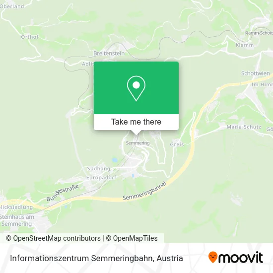 Informationszentrum Semmeringbahn map