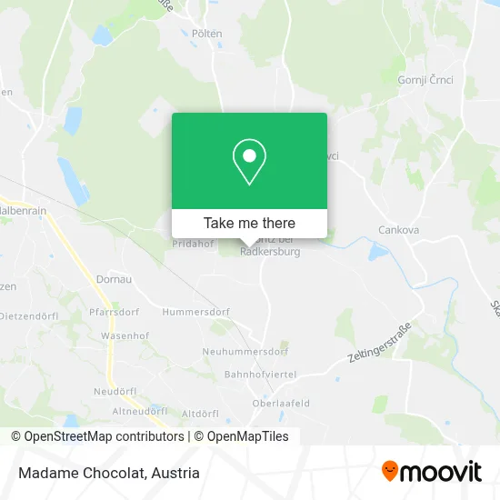 Madame Chocolat map