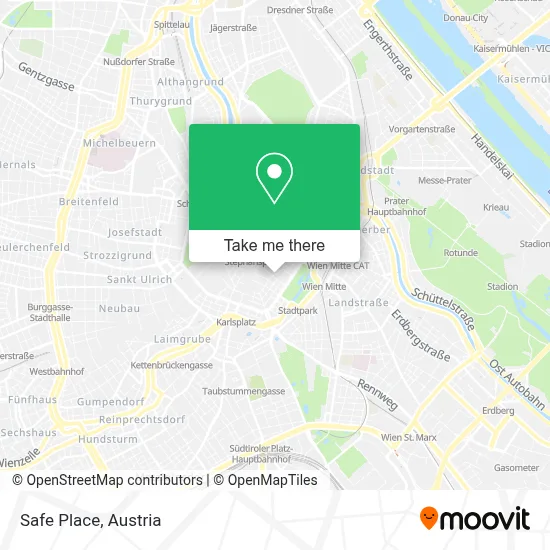 Safe Place map
