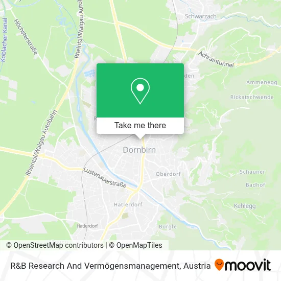 R&B Research And Vermögensmanagement map