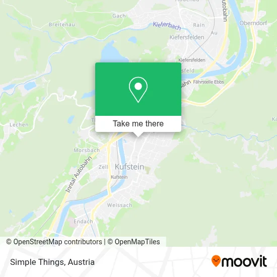 Simple Things map