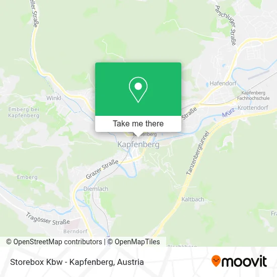 Storebox Kbw - Kapfenberg map