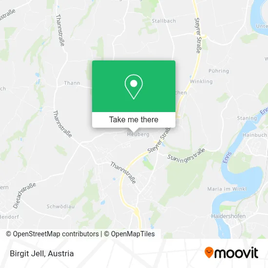 Birgit Jell map