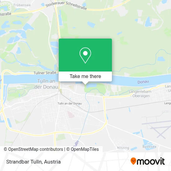 Strandbar Tulln map