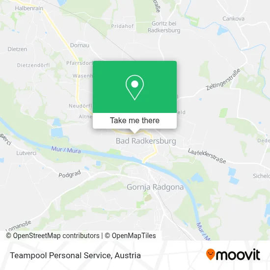 Teampool Personal Service map
