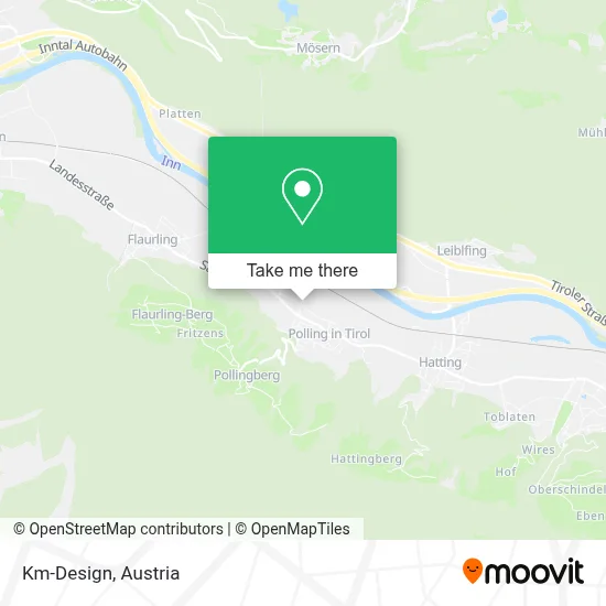 Km-Design map