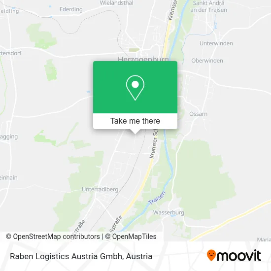 Raben Logistics Austria Gmbh map